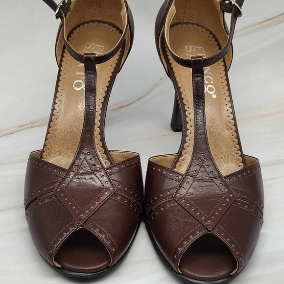 Franco Sarto Shoes - Franco Sarto heels, brown leather size 8
